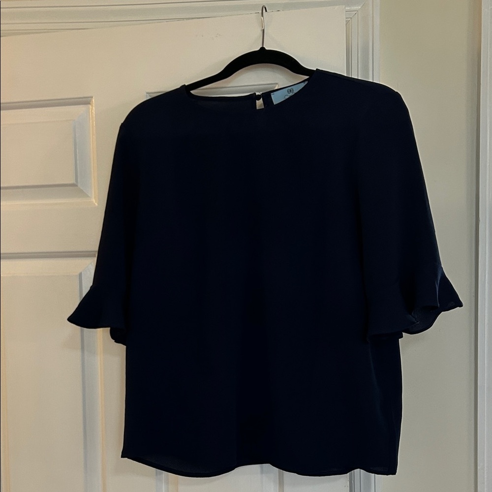CeCe Midnight Blue Blouse